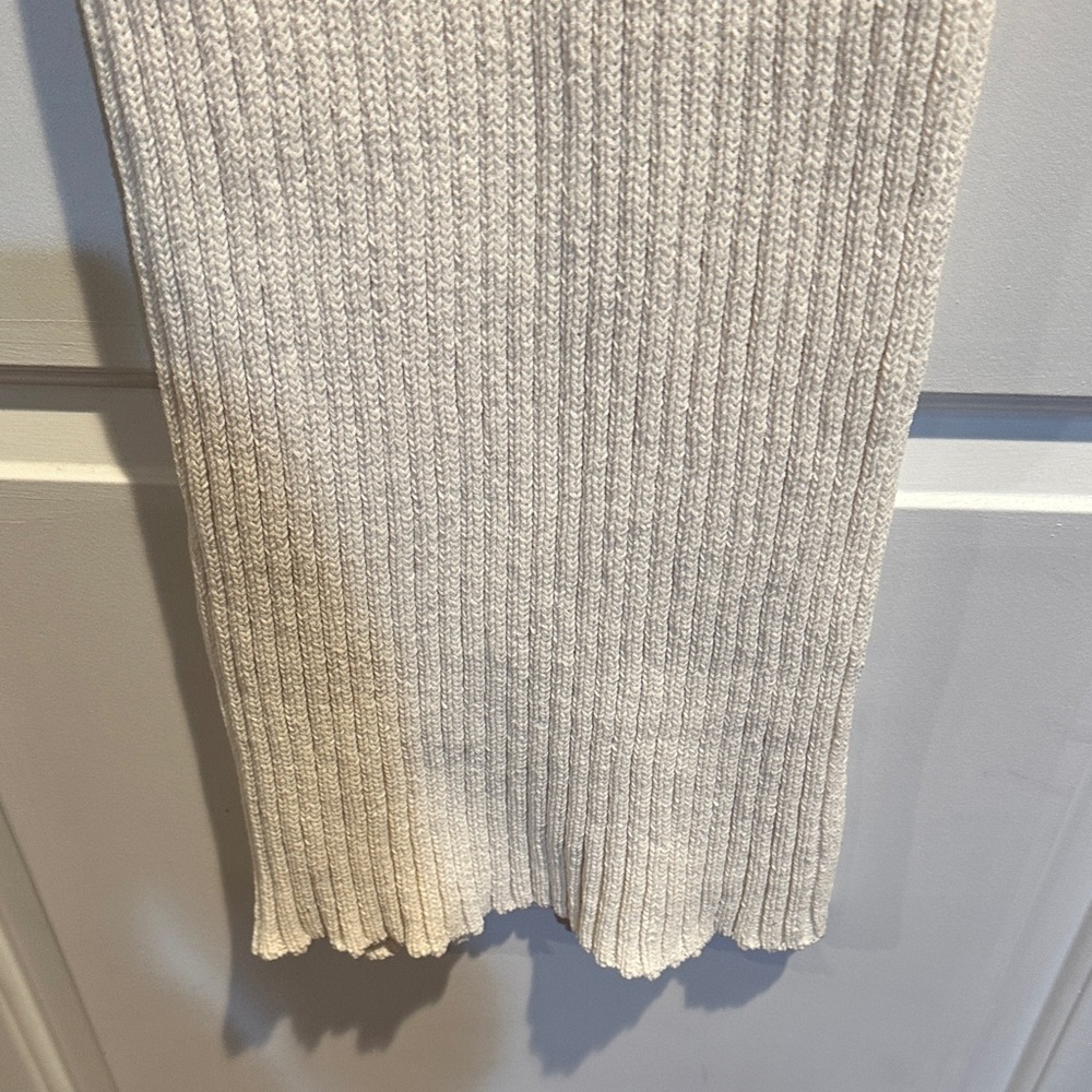 Zara Cream Knit Maxi Dress - Picture 5 of 9